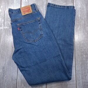 Levi's 550 Relaxed Fit Jeans Mens Size 34x34 Blue Denim Tapered Leg